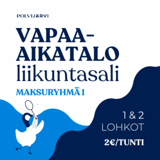 Vapaa-aikatalo, liikuntasali, maksuryhmä 1, lohkot 1 ja 2